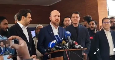 Turkish president’s son, ex-German footballer Ozil visit Rohingya camps in Cox’s Bazar