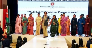 Bibi Russell enchants Amman with 'Magical Threads of Bangladesh' fashion show