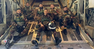 Victory Day skydive with 54 flags gets Guinness certification as record