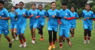 AFC Women' s Asian Cup: Bangladesh team hold first training session in Yangon on Thursday despite rain