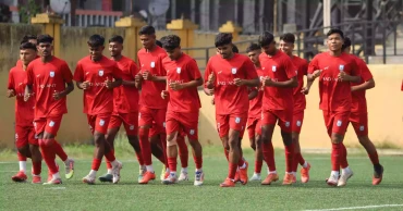 SAFF U-19 Champs: Bangladesh team make first practice session in India 