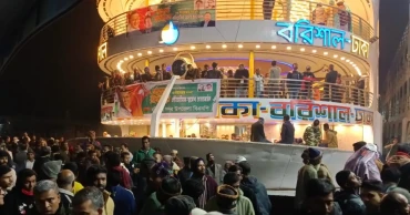 Tarique Rahman’s return: Barishal BNP sets off for Dhaka with festive launch procession