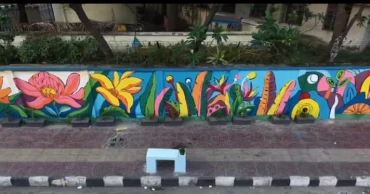 DMCH footpath gets vibrant, pedestrian-friendly makeover