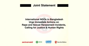 International NGOs urge immediate action against sexual violence in Bangladesh