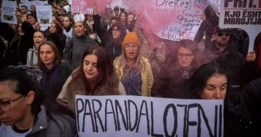 Thousands in Kosovo protest after eight women killed in domestic violence this year