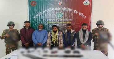 Five held with illegal arms in Sylhet raid