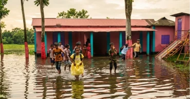 One hour of rain, days of disruption: Sunamganj school battles waterlogging