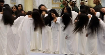 What is Al-Ayyala dance that welcomed Trump in Abu Dhabi?