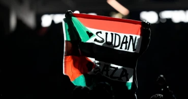 Performer protests Super Bowl halftime show highlighting Gaza, Sudan conflicts