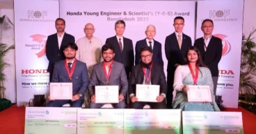 Four engineering students receive Honda Y-E-S Award 2025