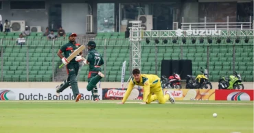 Mosaddek, Shanto power Bangladesh to 284 despite Ellis' three-wicket haul