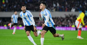 Almada rescues 10-man Argentina in 1-1 draw against Colombia in World Cup Qualifier