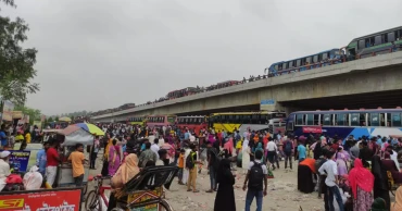 Eid returnees stuck in 35-km tailback on Dhaka-Tangail highway