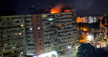 Stray Russian drone hits residential building in NATO member Romania