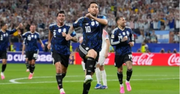Messi becomes first player to score in seven straight World Cup games