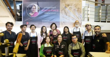Ekushey Padak winner Rokeya Sultana’s printmaking workshop begins at Cosmos Atelier71