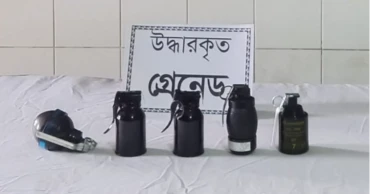 RAB recovers five looted grenades from Dhaka’s Demra