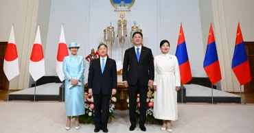 Japan’s Emperor meets Mongolian president to boost ties
