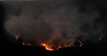 Amid the worst drought in Brazil history, wildfires rage and Amazon falls to record low level