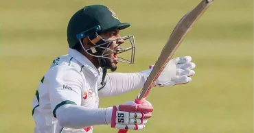 Mushfiqur hits historic 14th ton, extending Bangladesh's lead