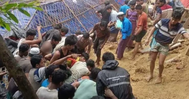 Five madrasah students killed in Cox’s Bazar Rohingya camp landslide
