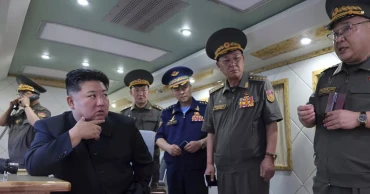 Kim Jong Un oversees test of new antiair missiles amid US-South Korea drills