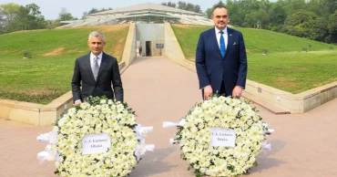 US Assistant Secretary Paul Kapur pays tribute at graves of Ziaur Rahman, Khaleda Zia