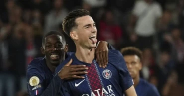 PSG beat Angers 1-0 as Dembélé misses spot kick, Fabián scores