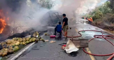Bus-tanker collision in Indonesia kills at least 16