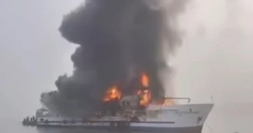 St Martin’s-bound cruise ship catches fire in Cox’s Bazar jetty; 1 killed