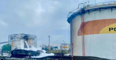 Ukrainian drones hit major Russian gas facility