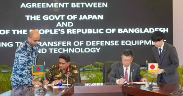 Dhaka, Tokyo sign deal over transfer of defence equipment, technology