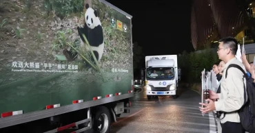 Two giant pandas arrive in Atlanta under new US-China agreement