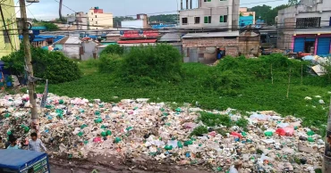 Garbage pile turns Companiganj Bazar into a breeding ground for diseases