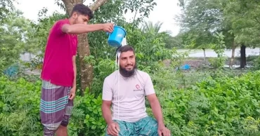 Young Jamaat leader quits party, stages symbolic milk bath over allegations against MP Nazrul