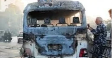 Bomb exploded on Syrian Defense Ministry bus, killing 4 soldiers and wounding others
