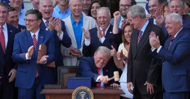 Trump signs tax and spending cut bill at White House