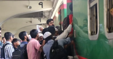 Eid homebound journeys begin amid rain in Dhaka transport hubs