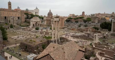 Medieval tower collapses in central Rome, injures worker during renovation