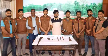 3 arrested with illegal arms, bullets and yaba in Munshiganj