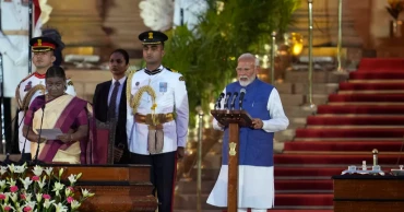 Modi sworn in for a rare third term as India's prime minister, relying on coalition partners