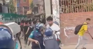 Police disperse protesting students at Mirpur