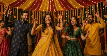 Wedding party without a couple!