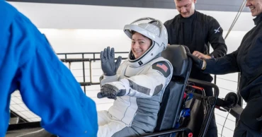 Four astronauts return to Earth after eight months in space