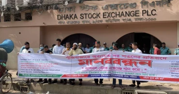 Investors protest decline in stock market