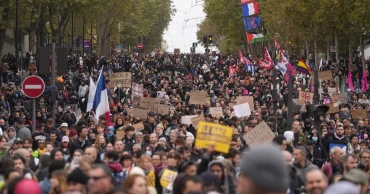 Thousands protest in France over education funding, living costs as police use tear gas