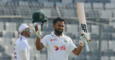 Shadman completes third Test century, then falls
