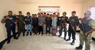 9 held as joint forces seize firearm, bullets and drugs in Teknaf Rohingya camp