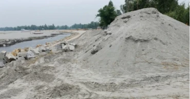 Illegal road construction using Teesta sand sparks outrage in Lalmonirhat