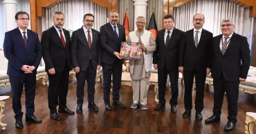 Turkish parliamentary delegation calls on Chief Adviser at Jamuna
